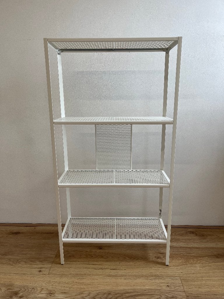 IKEA BAGGEBO Stellingkast / Stalen stelling wit 60x25x116 cm, Ophalen, Gebruikt