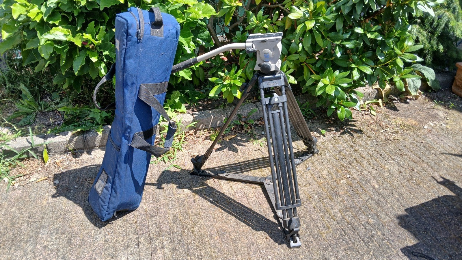 Vinten Vision 12 Driepoot Statief met Vloeistofkop, Ophalen, Vloeistofkop, Driepoot, 175 cm of meer