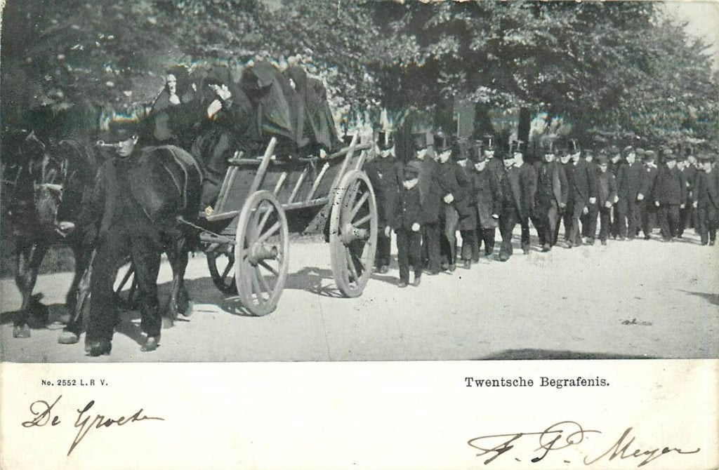 701-216-029 Twente Twentsche Begrafenis, Verzenden, Voor 1920, Overijssel