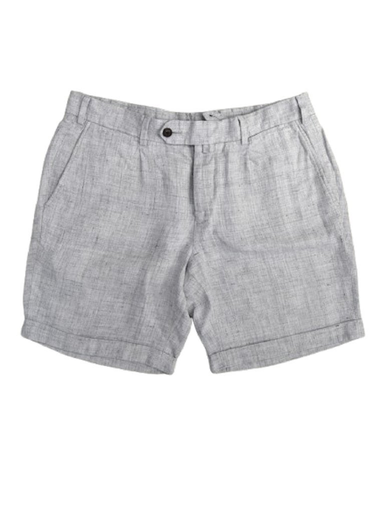 Suitsupply linnen short, korte broek, grijs, Mt.48 / M, Zo goed als nieuw, Grijs, Suitsupply, Verzenden