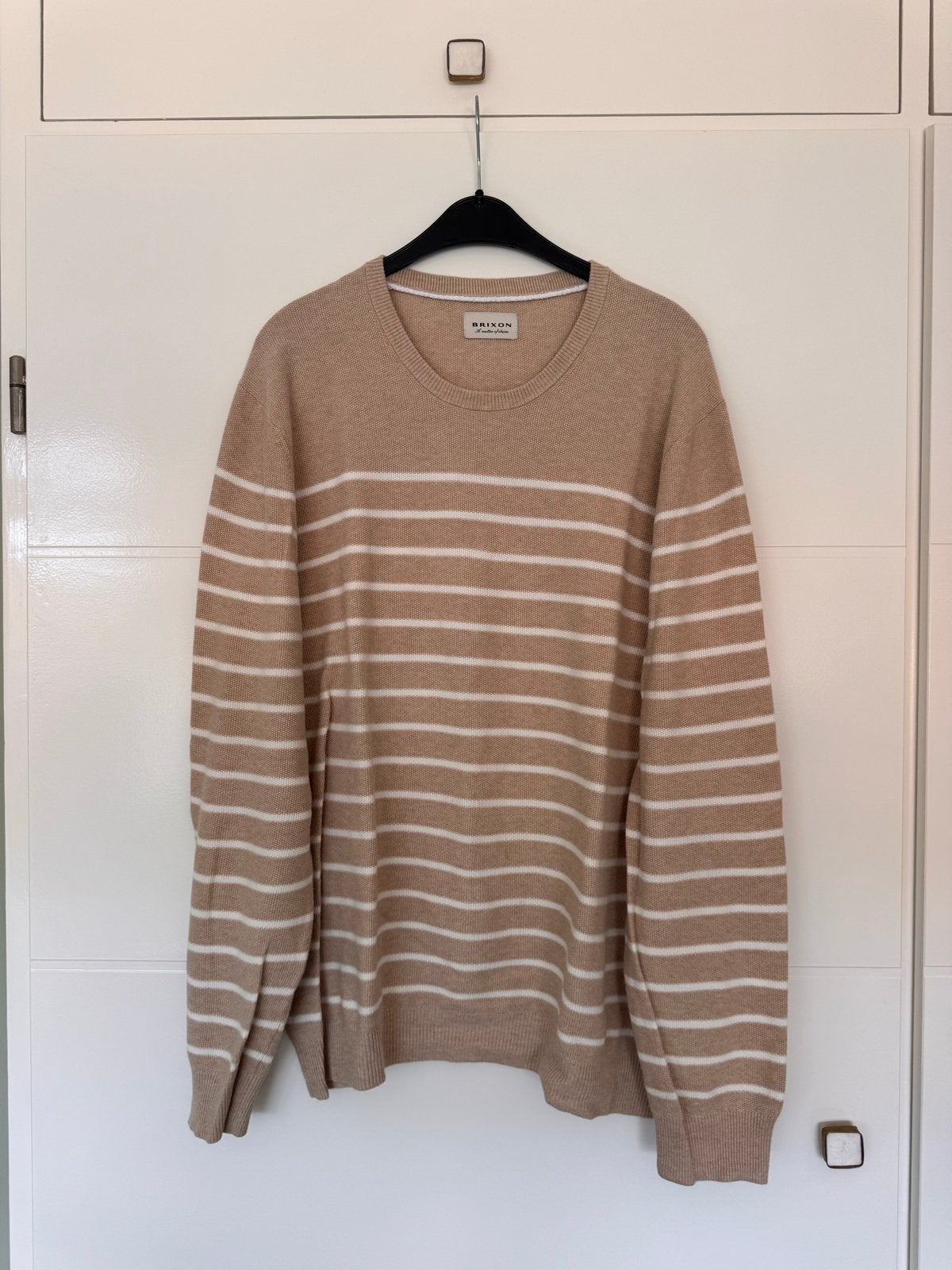 Mooie Brixon trui XXL - Zo goed als nieuw, Kleding | Heren, Ophalen of Verzenden, Zo goed als nieuw, Overige maten, Beige
