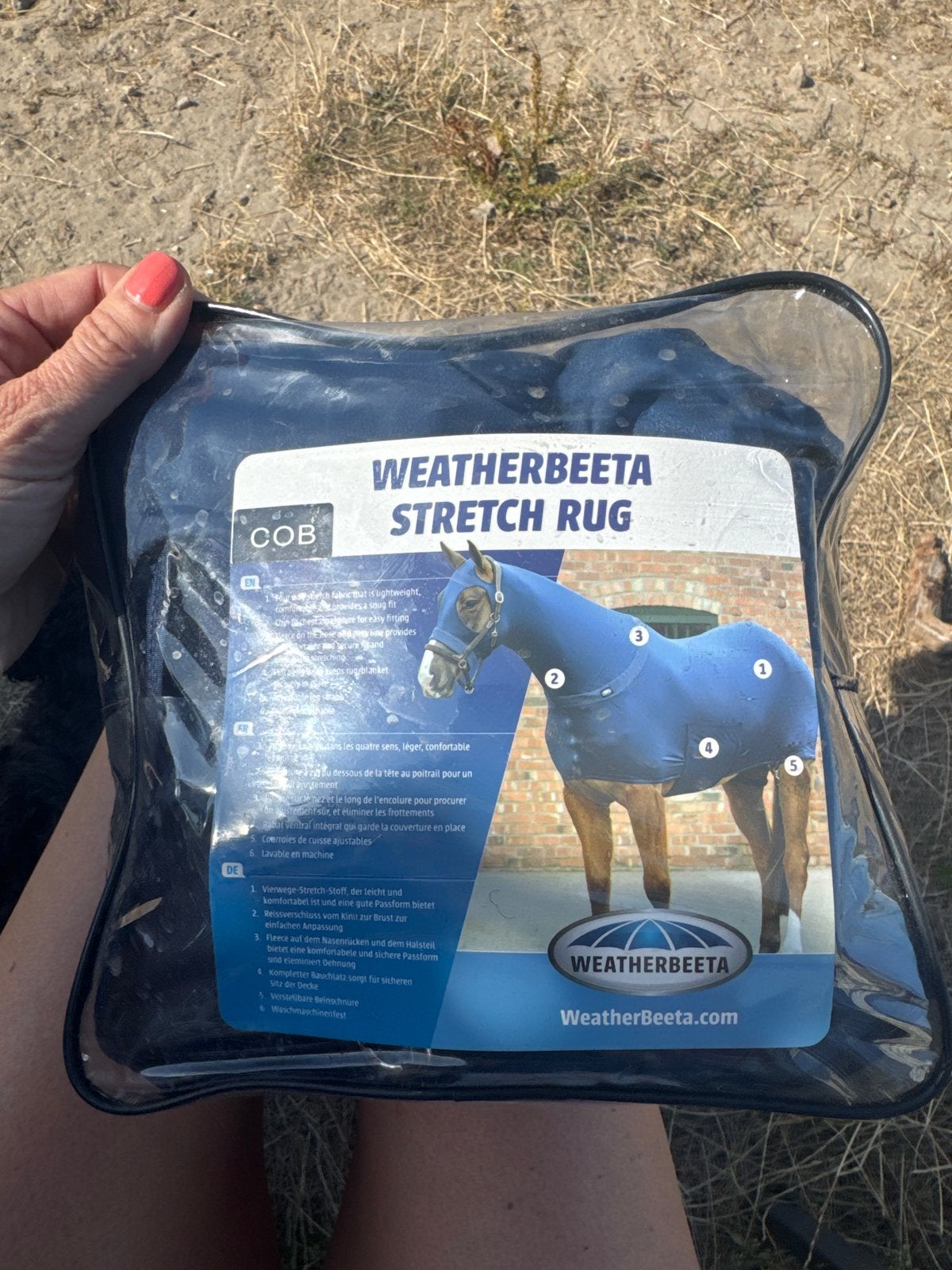 Nieuwe weatherbeeta stretch rug maat cob, Dieren en Toebehoren, Ophalen of Verzenden, Nieuw