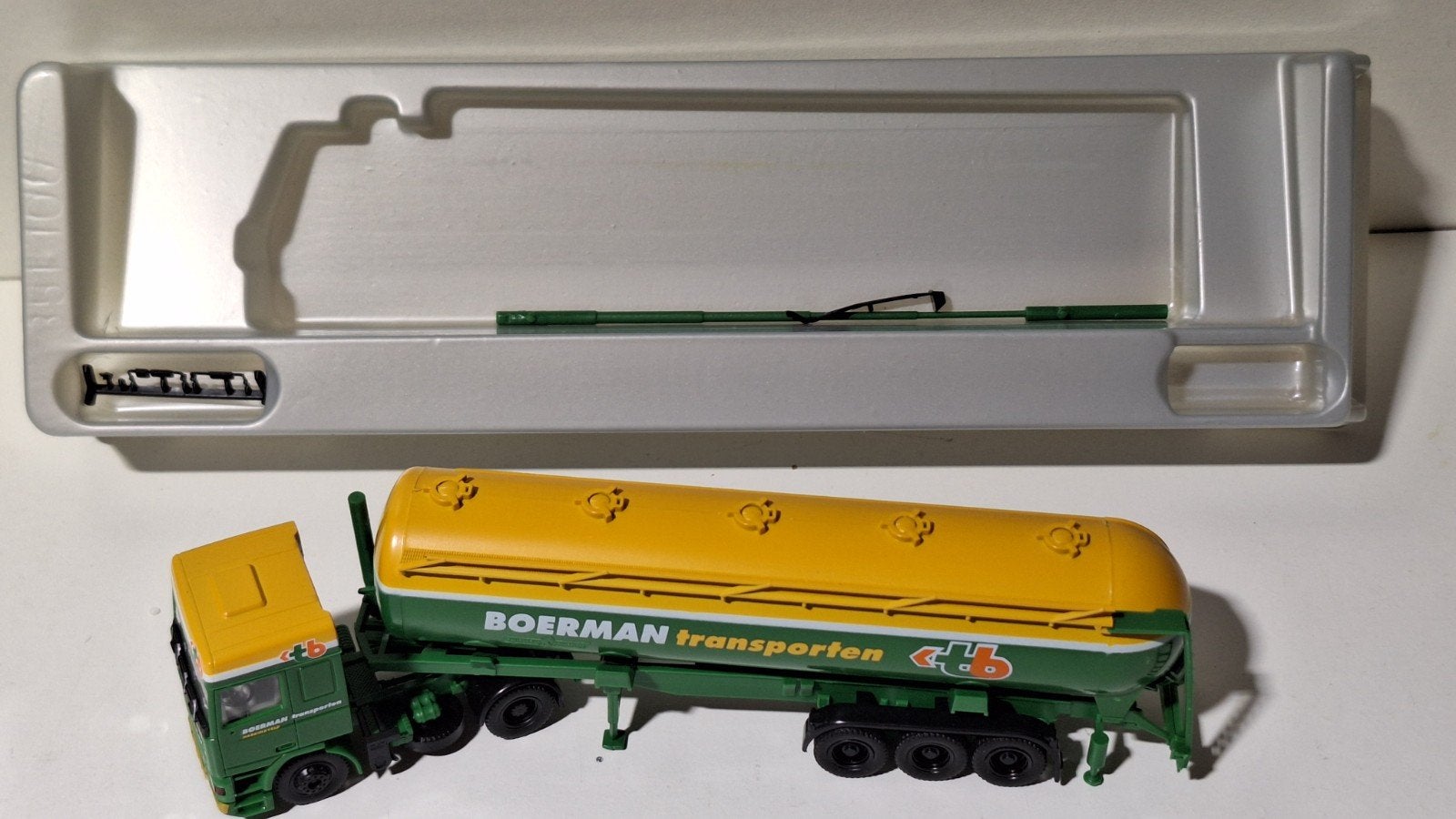 Boerman Transport  Herpa  h0, Ophalen of Verzenden, Zo goed als nieuw, Bus of Vrachtwagen, Herpa