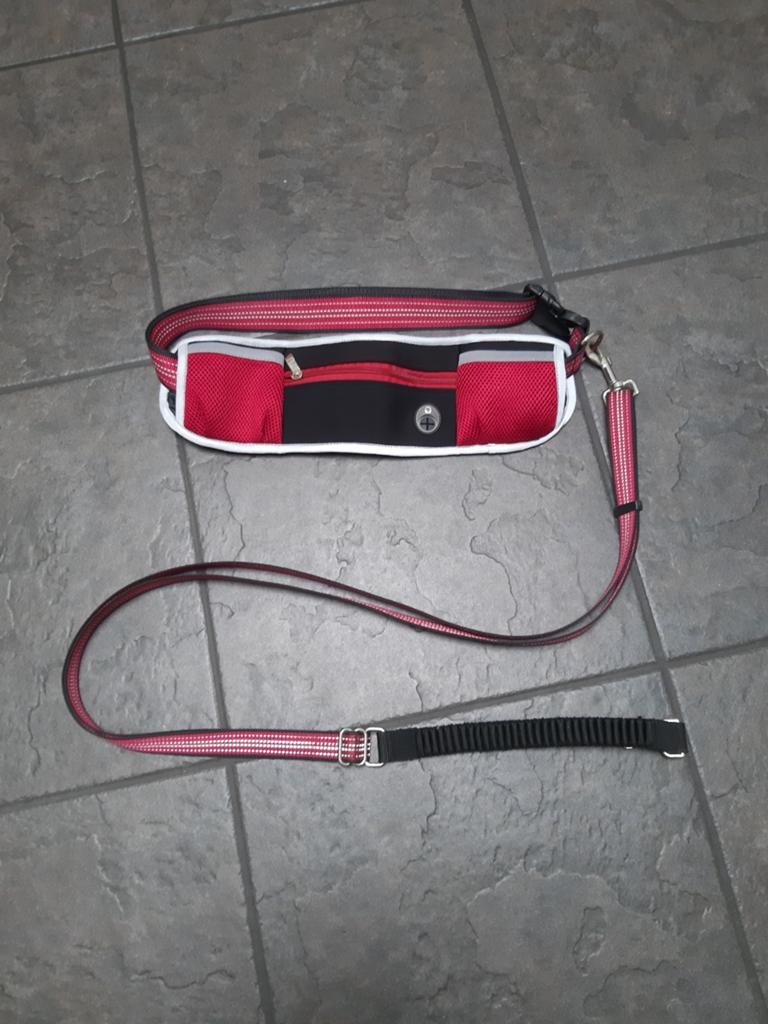 Handsfree hondenriem, Dieren en Toebehoren, Ophalen of Verzenden, Zo goed als nieuw, Hondenriem