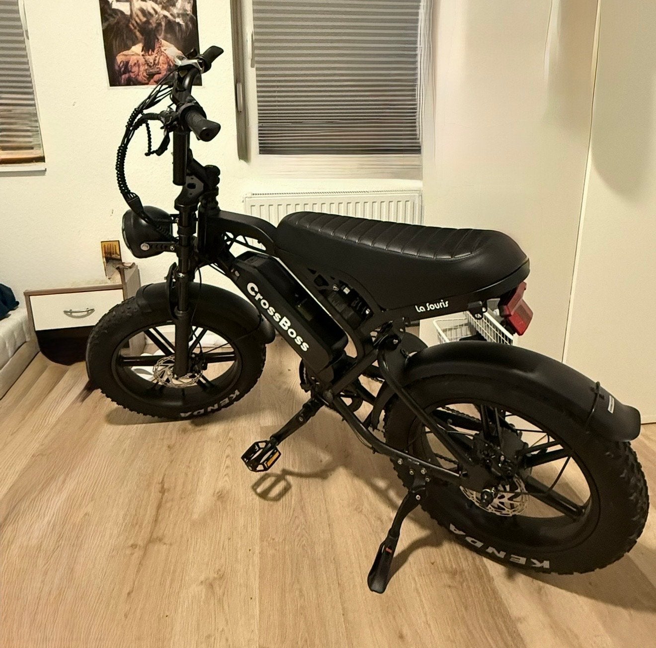 CrossBoss V20 Pro Black E-bike | ABUS SmartX- Fatbike Stijl