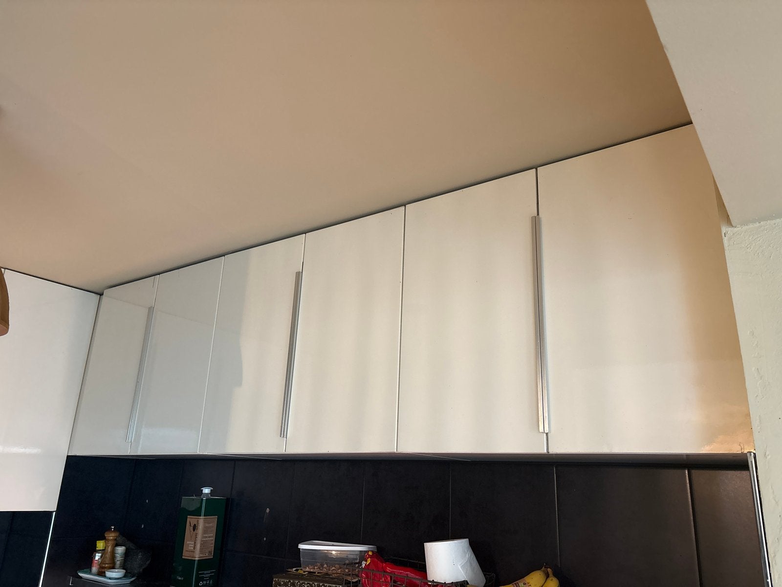 Ikea Faktum bovenkasten wit hoogglans (2 stuks), Ophalen, Gebruikt, Wit, 50 tot 100 cm