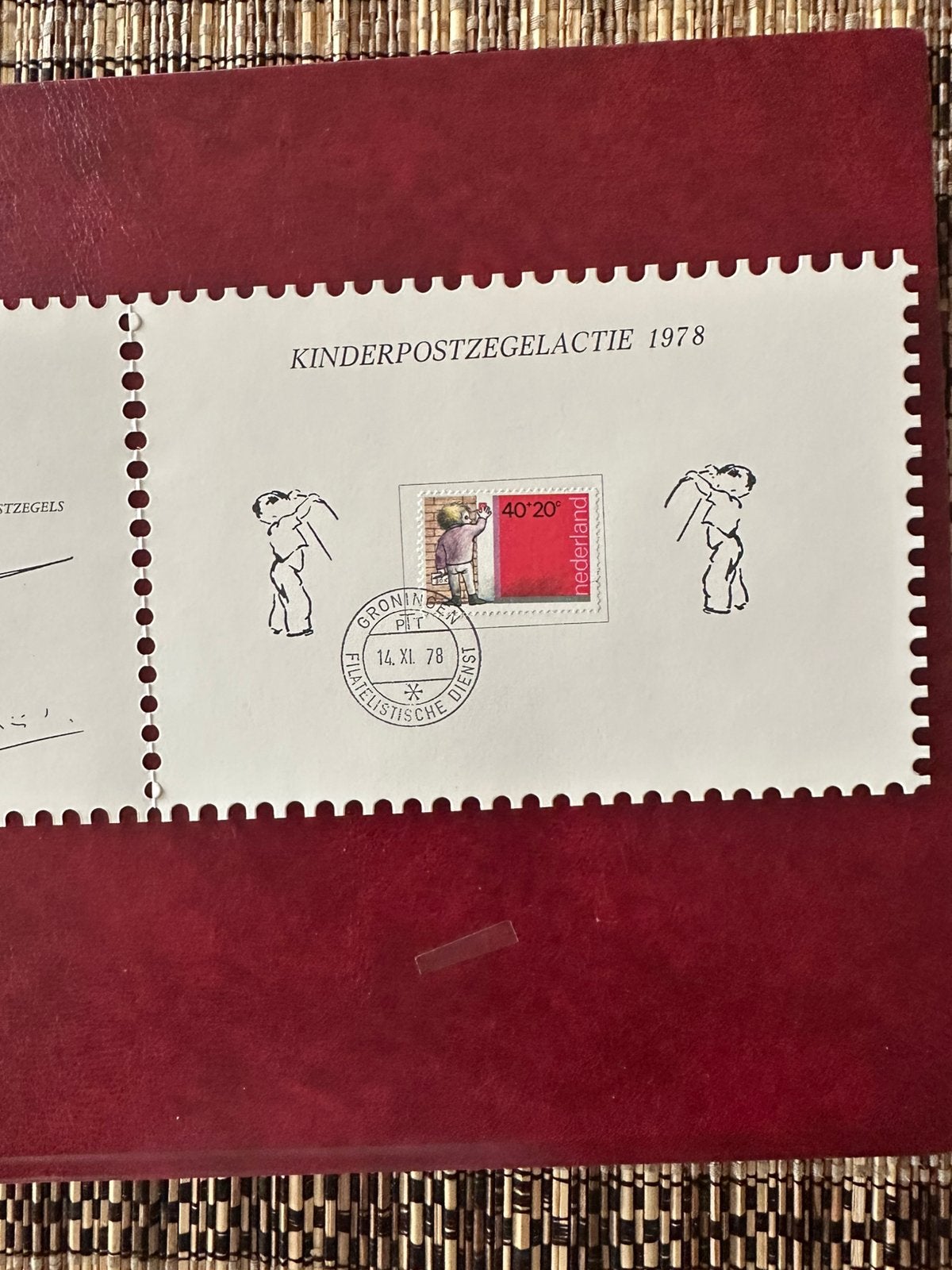 Kinderpostzegel bedankkaart 1978, Ophalen of Verzenden