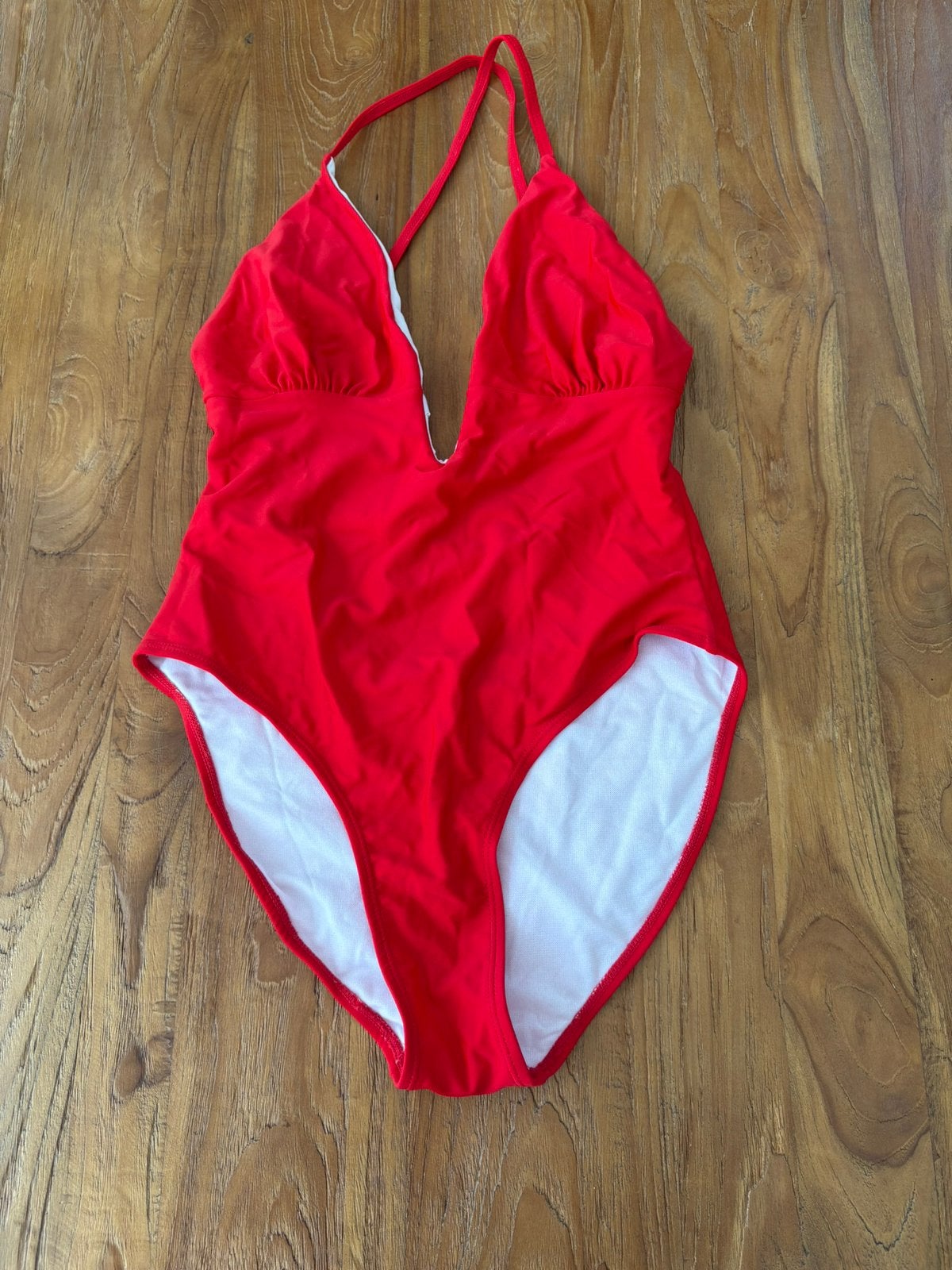 ZGAN rood badpak van Loavies maat S, Ophalen of Verzenden, Zo goed als nieuw, Rood, Badpak