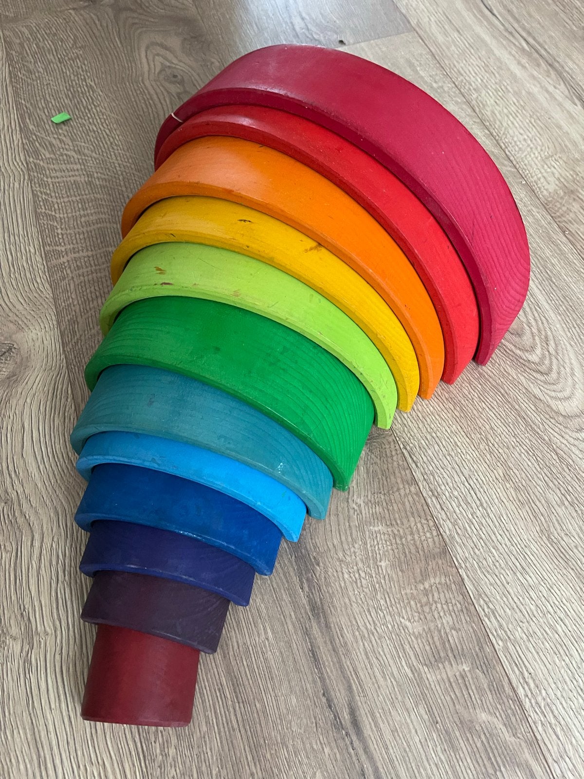 Grimms Regenboog - Grote Houten Stapelregenboog, Kinderen en Baby's, Ophalen of Verzenden, Gebruikt, Overige typen