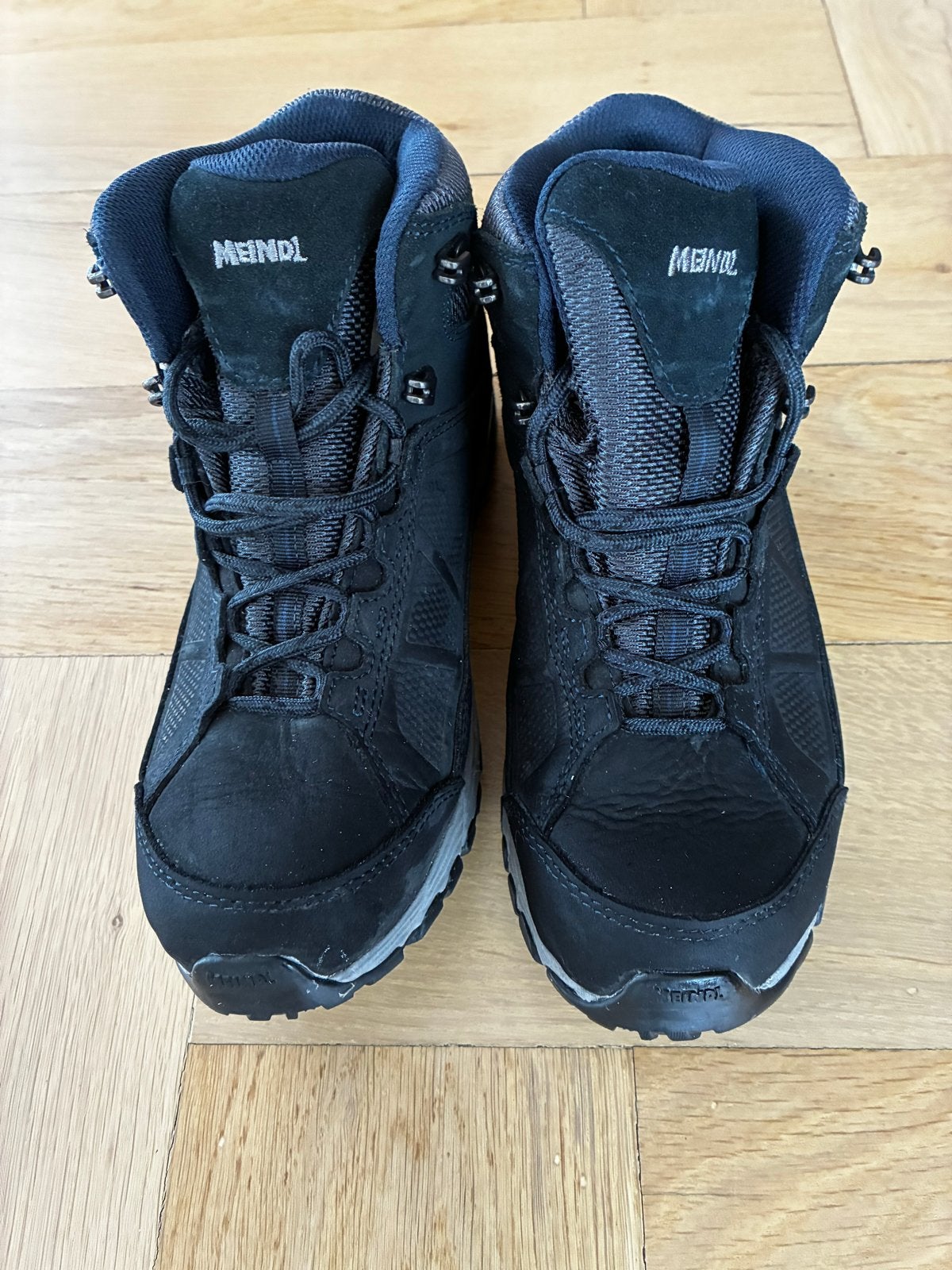 Meindl Orlando blauwe hoge dames wandelschoenen mt 5,5/38,5, Ophalen of Verzenden, Zo goed als nieuw, Schoenen