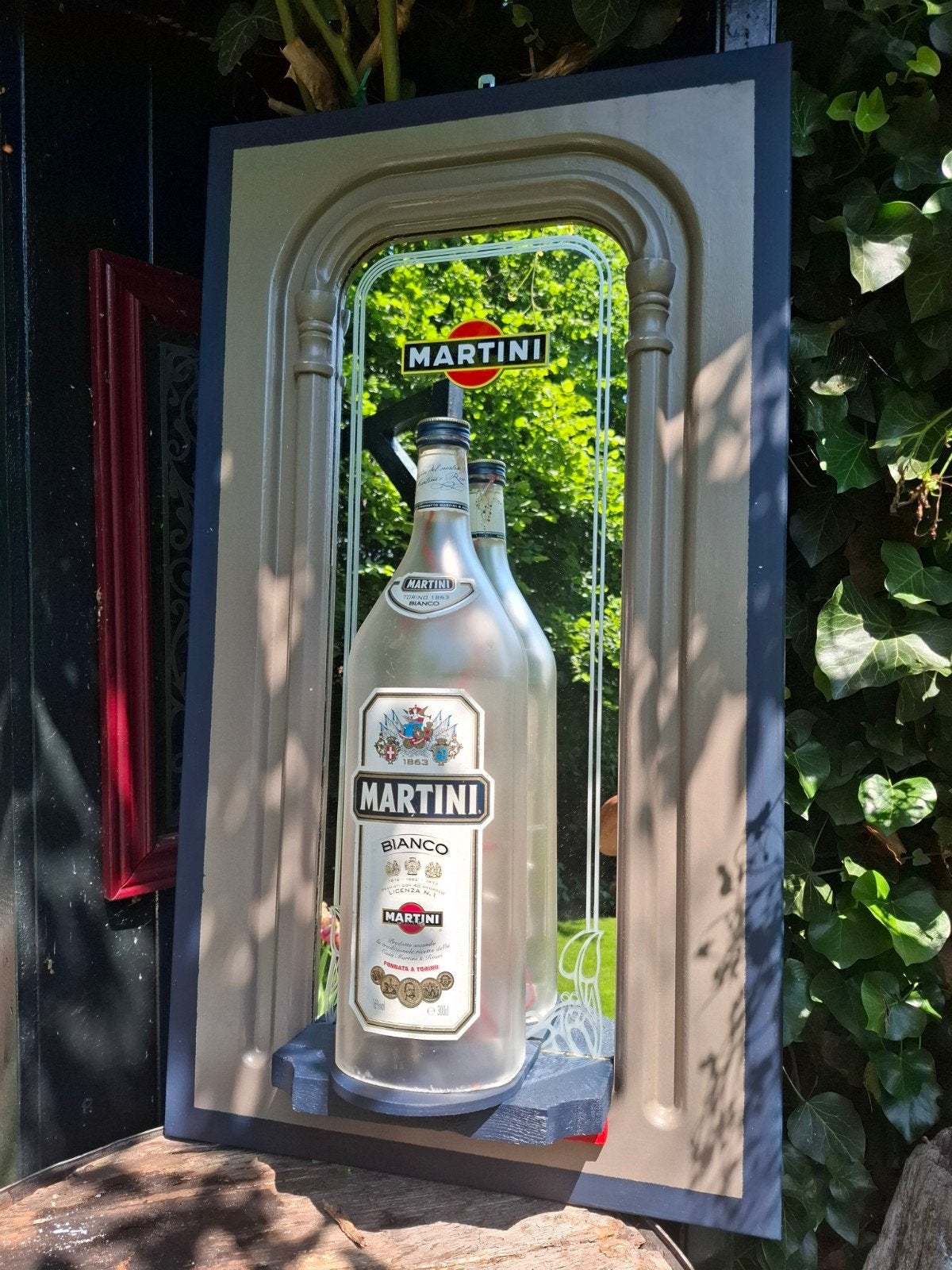 Mancave bar wand deco martini bianco, Huis en Inrichting, Ophalen of Verzenden