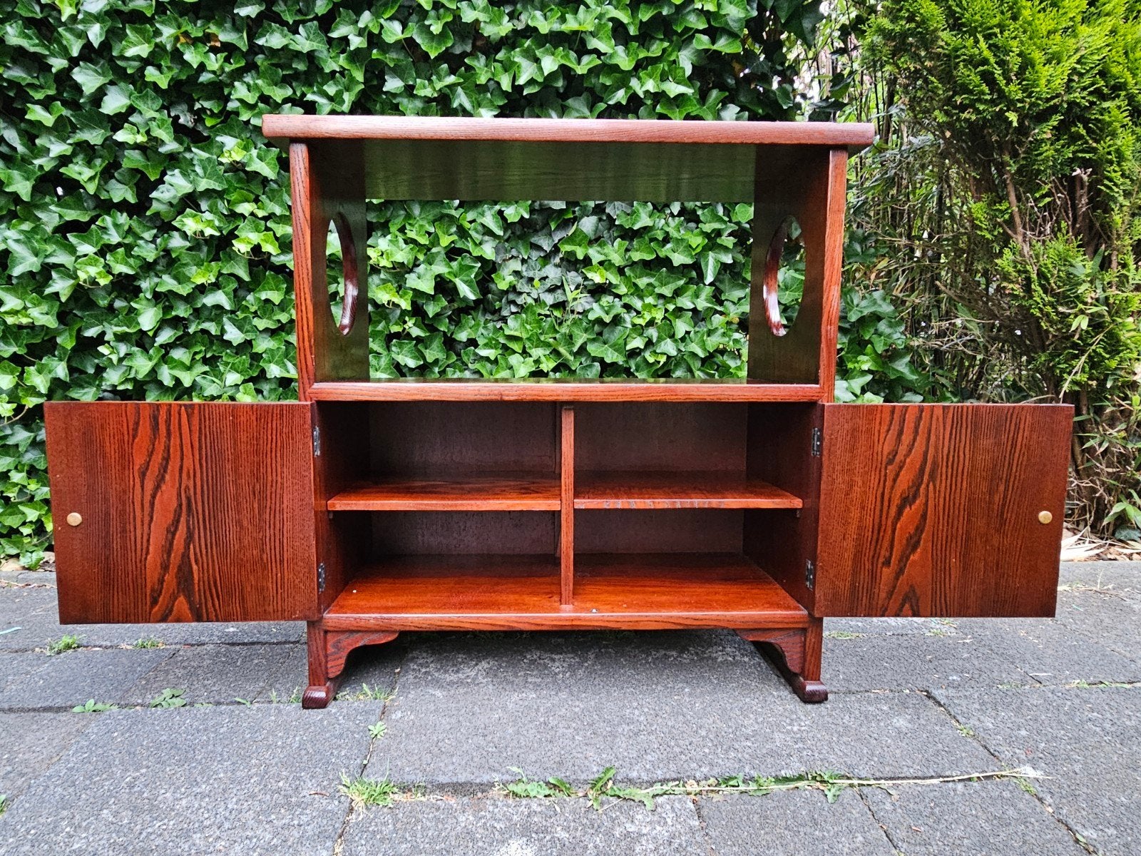 Vintage Oosters/Japans Dressoir Kastje – Massief & Zwaar Uit, Ophalen