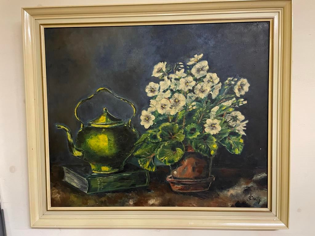 Stilleven van Jef Croonenberghs, Antiek en Kunst, Ophalen