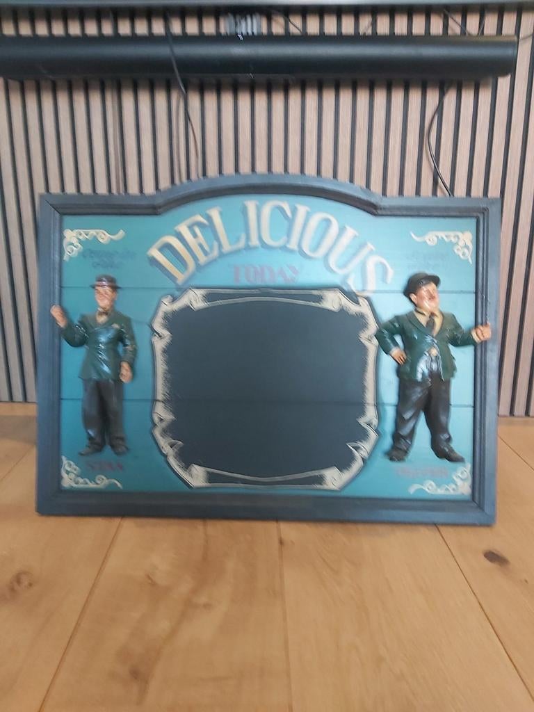 Leuk Stan & Laurel krijtbord, Ophalen of Verzenden