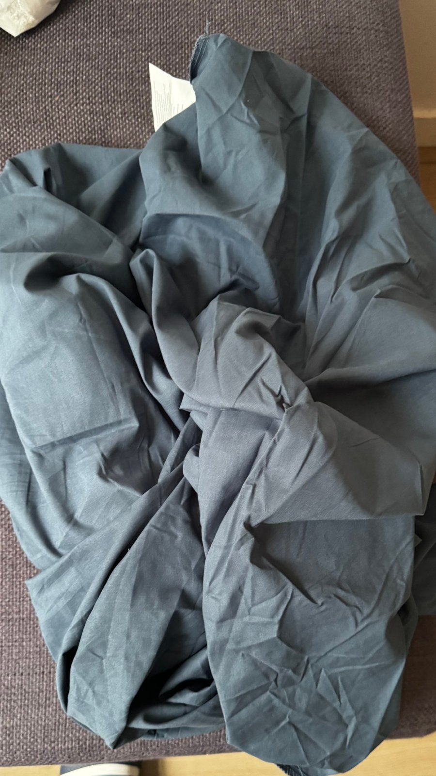 IKEA Dvala bed sheet, Ophalen, Eenpersoons, Blauw, Hoeslaken of Sloop