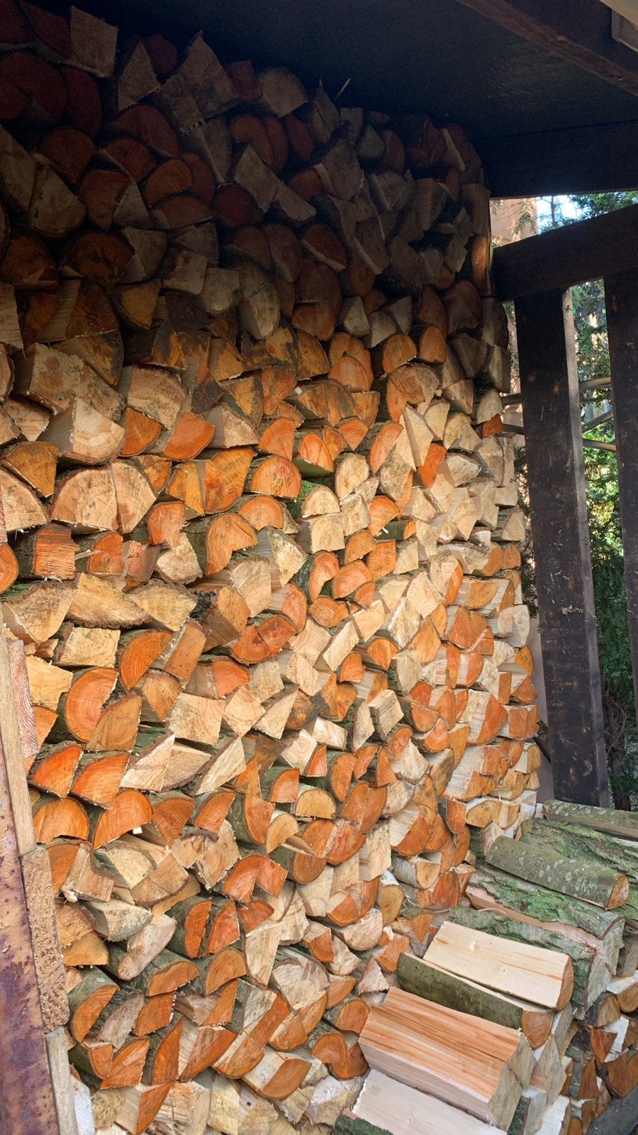 Gekloofd brandhout / stookhout (bigshopper), 6 m³ of meer, Ophalen, Eikenhout, Blokken