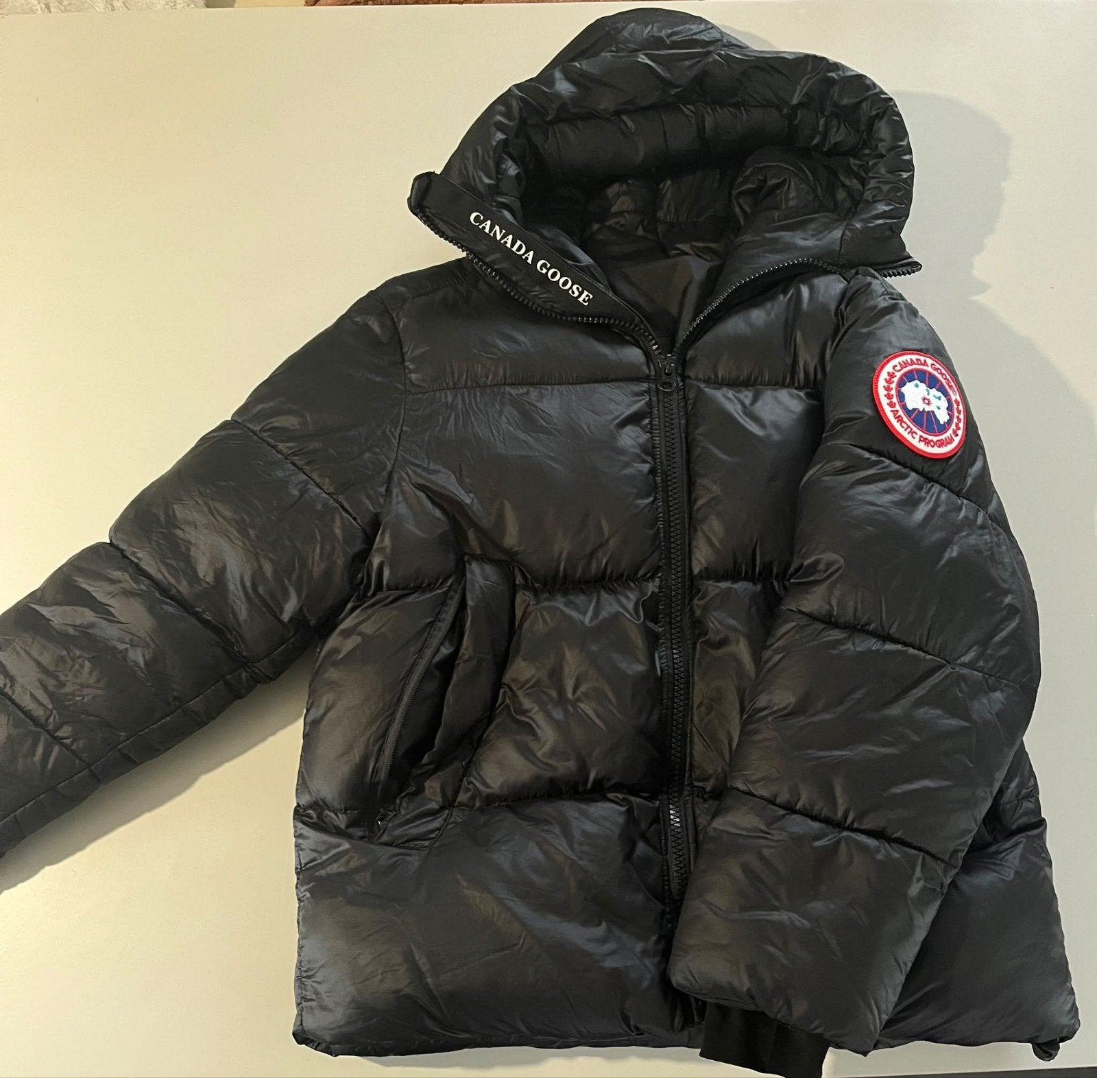 canada puffer jacket, Ophalen of Verzenden, Zo goed als nieuw, Zwart