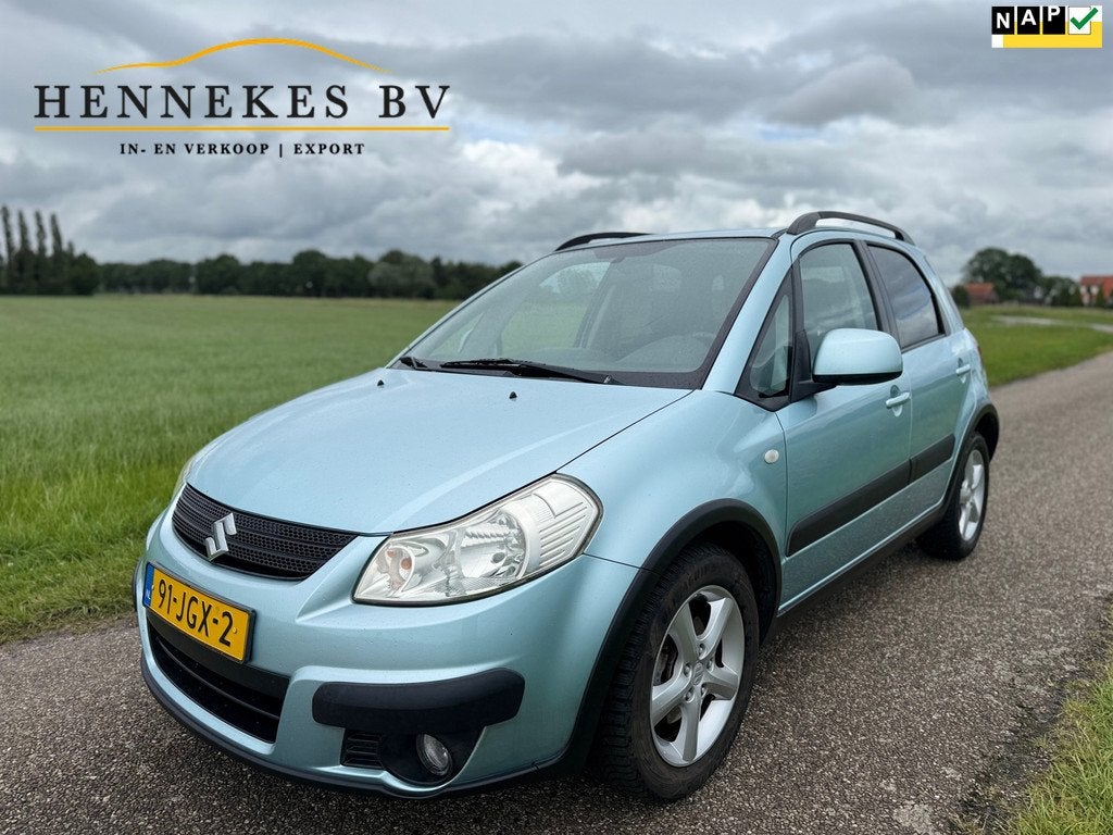 Suzuki SX4 1.6 Shogun Airco, Gebruikt, Zwart, 4 cilinders, 49 €/maand