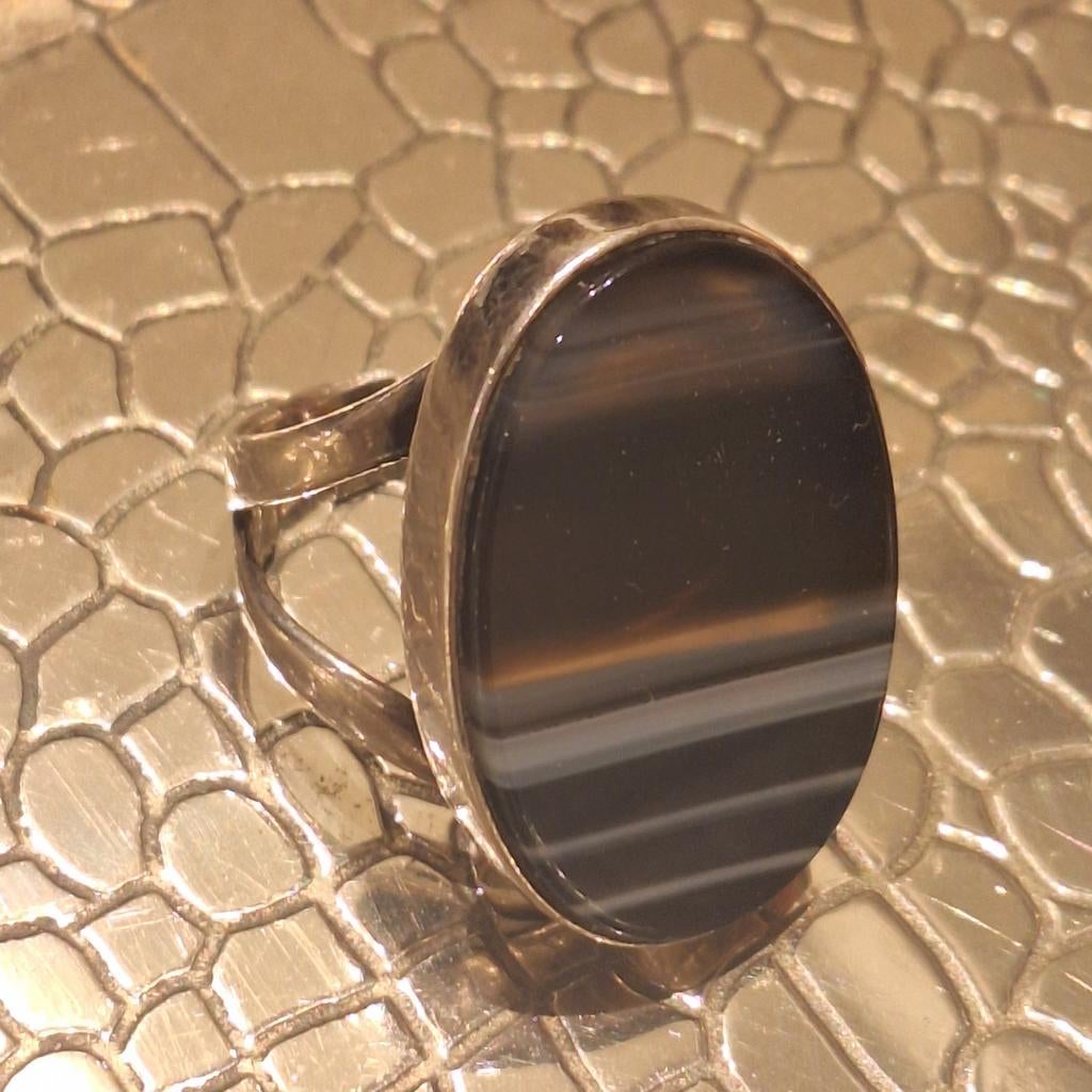 Ring zilver, Ophalen, Gebruikt, Dame, Zilver