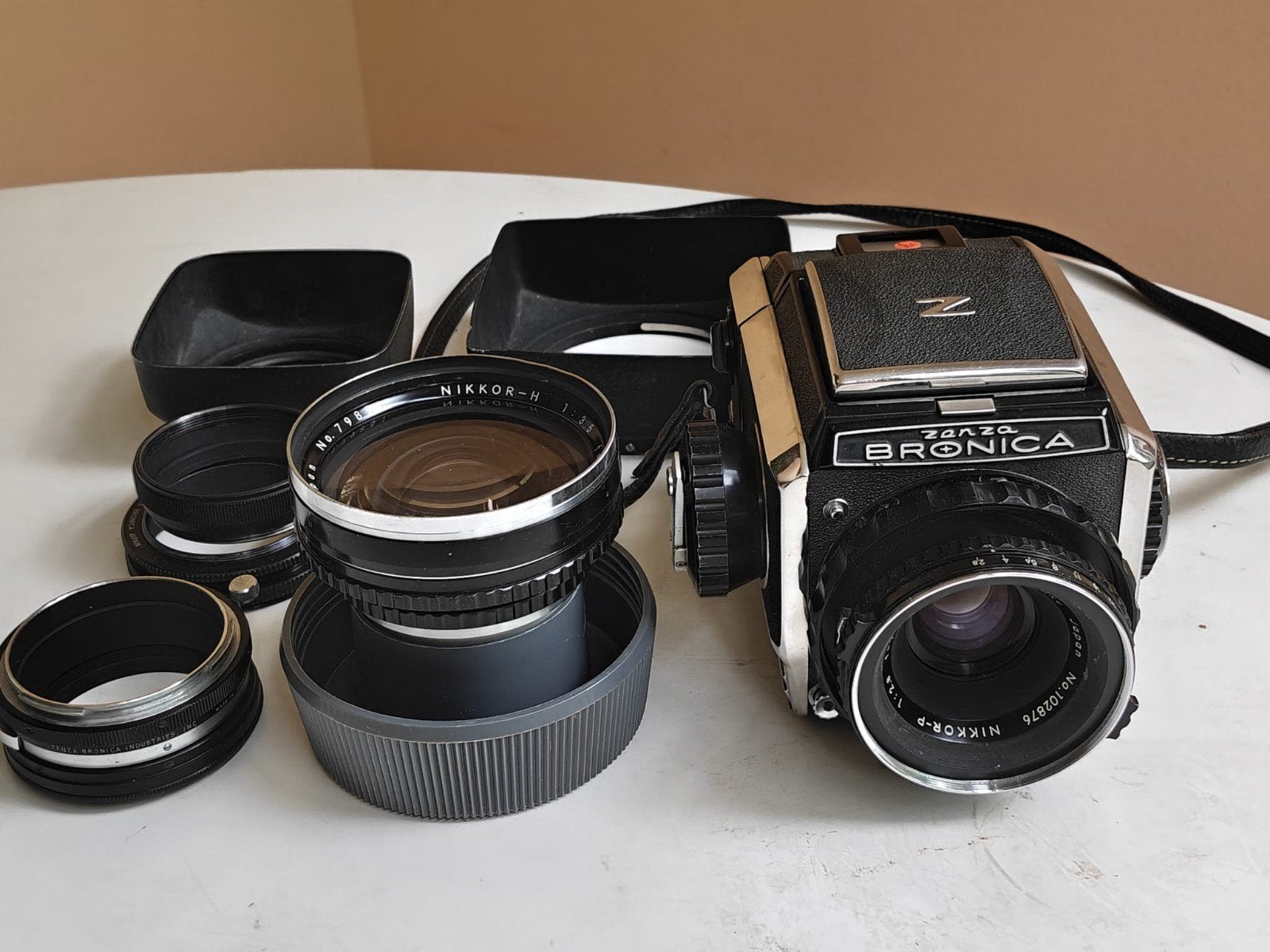 Zenza Bronica S2A, Ophalen, Gebruikt