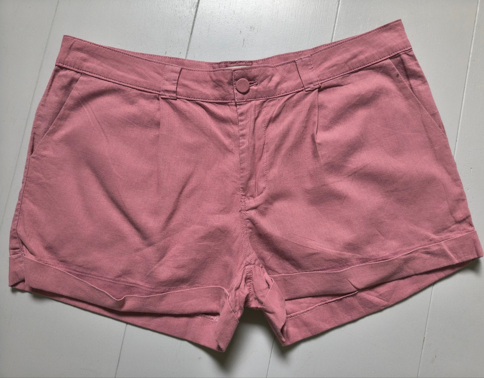 Nice Things Paloma G. Linnen Short Roze Maat 44, Kort, Maat 46/48 (XL) of groter, Ophalen of Verzenden, Zo goed als nieuw