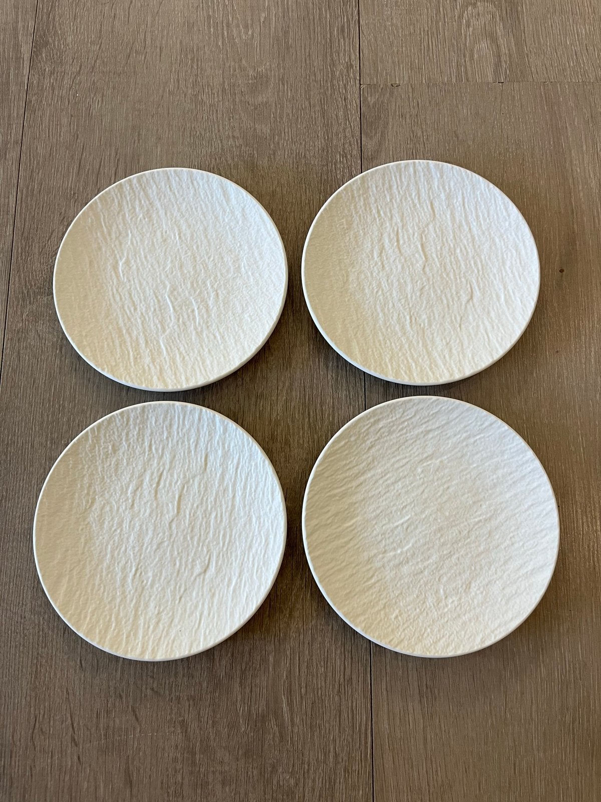 4 Villeroy & Boch NewWave Stone gebakborden, Ophalen of Verzenden, Zo goed als nieuw, Bord(en), Overige stijlen