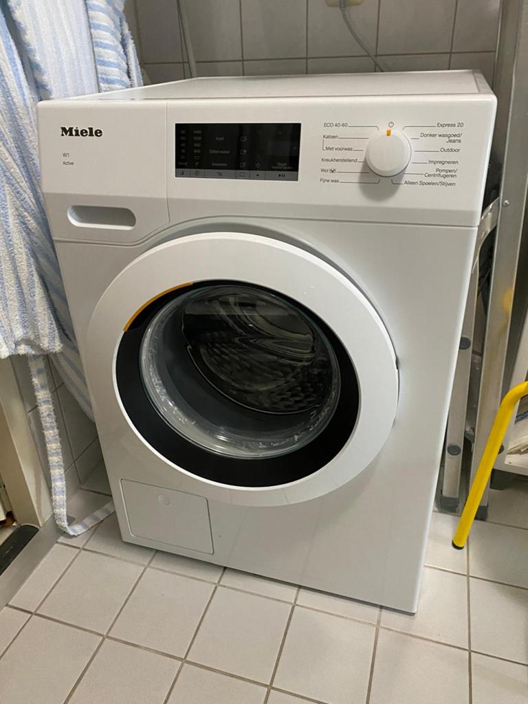 Miele W1 Active Wasmachine - Zo goed als nieuw, Witgoed en Apparatuur, Wasmachines, 1200 tot 1600 toeren, 8 tot 10 kg, Ophalen of Verzenden