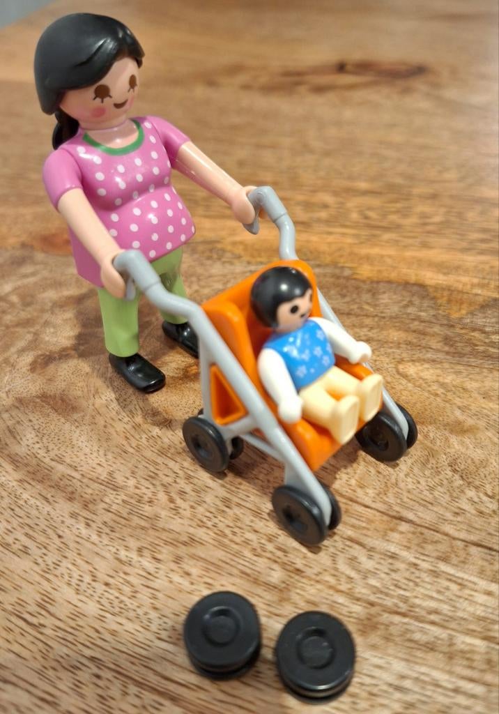 Playmobil Moeder met kind in buggy (4782), Kinderen en Baby's, Speelgoed | Playmobil, Zo goed als nieuw, Ophalen of Verzenden