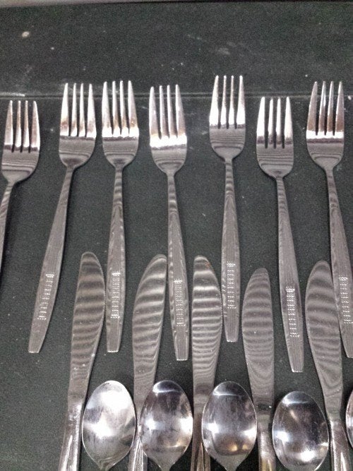 Bestek 18-delig: 5x lepel, 7x vork, 6x mes, Ophalen of Verzenden, 'T Olde Gre-j, Info@toldegrej.nl, Endepoelstraat 20f Didam