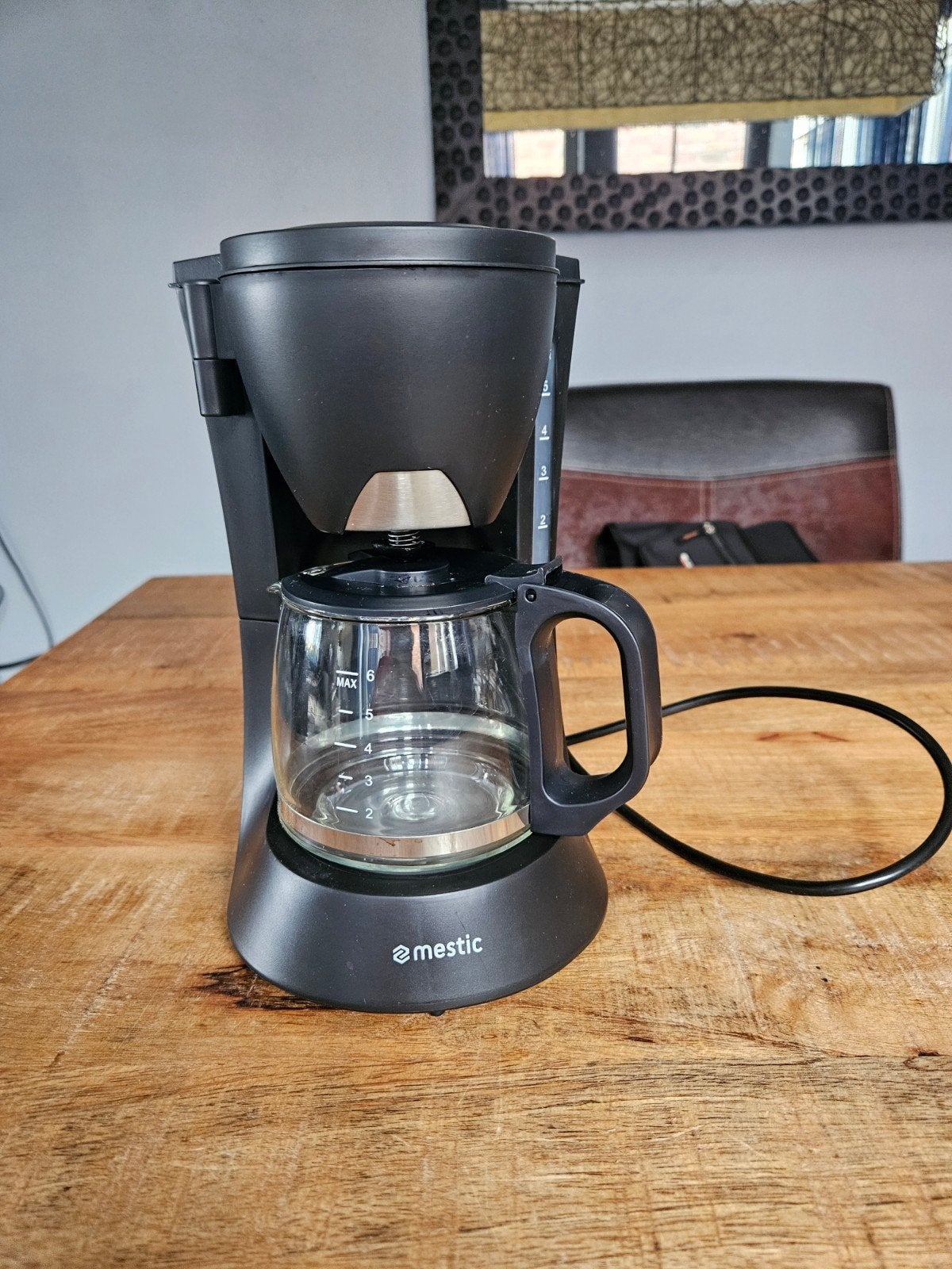 Mestic MK-60 Koffiezetapparaat 6 kopjes. Ideaal voor camping, Koffiemachine, Gemalen koffie, Ophalen of Verzenden, Zo goed als nieuw
