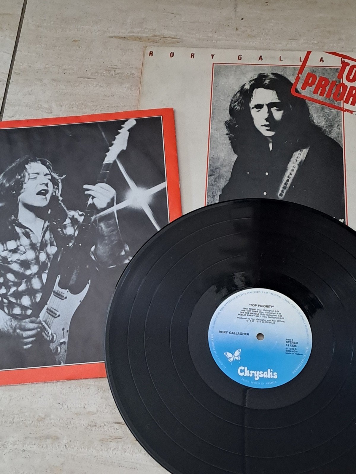Rory Gallagher - Top Priority LP (1979) - Classic Rock Vinyl, Cd's en Dvd's, Vinyl | Rock, LP, Gebruikt, Ophalen of Verzenden