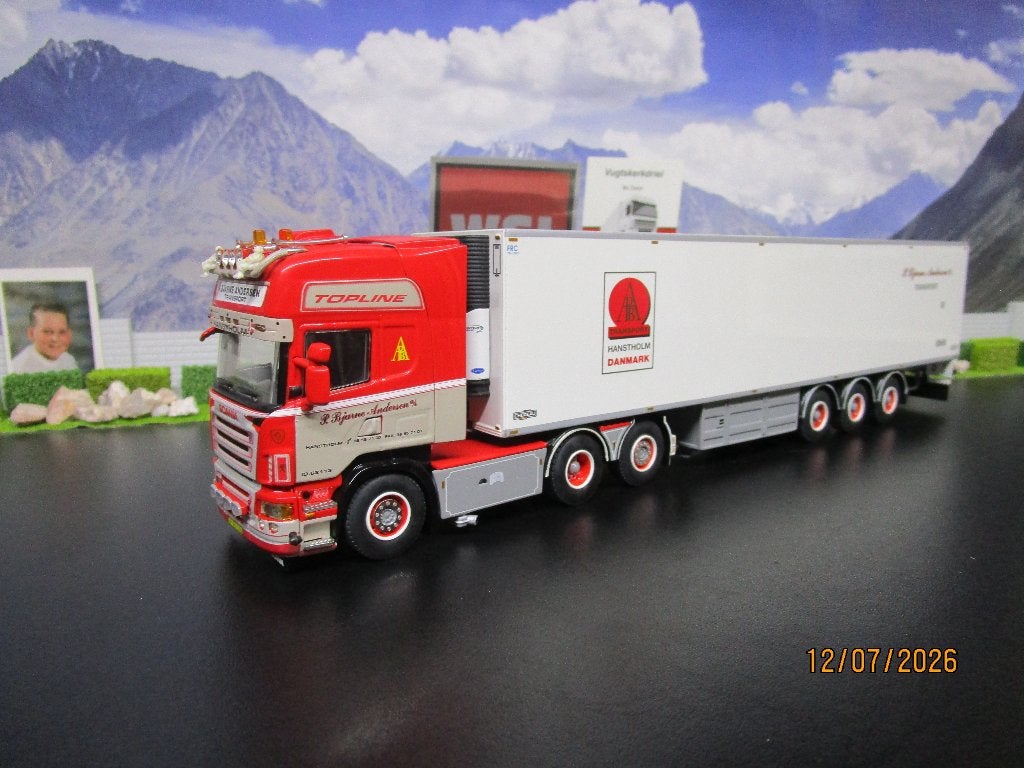 nieuw wsi 01-3272 p.bjarne andersen scania topline 6x2, Ophalen of Verzenden, Nieuw, Bus of Vrachtwagen, Wsi