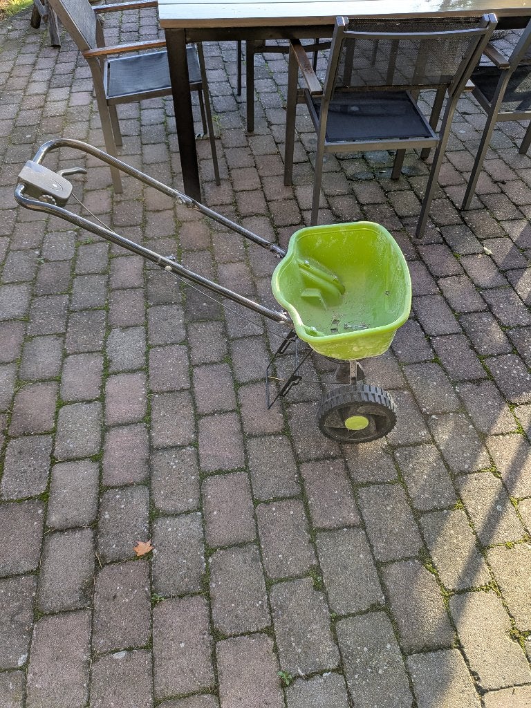 Strooiwagen, Ophalen, Gebruikt