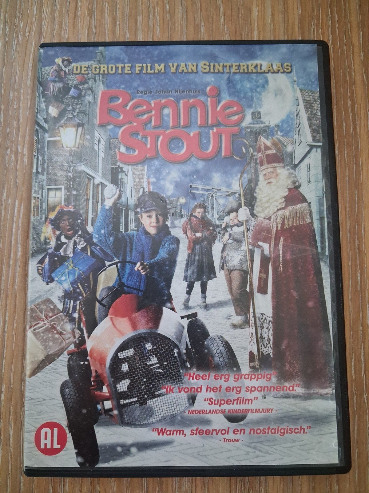 DVD Bennie Stout - De Grote Film van Sinterklaas, Cd's en Dvd's, Alle leeftijden, Zo goed als nieuw, Sinterklaas, Film