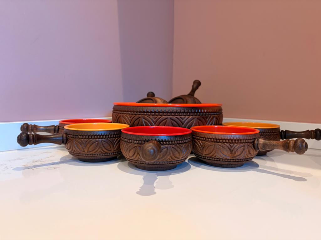Vintage Emsa West-Germany schalen set, Ophalen of Verzenden, Huis en Inrichting