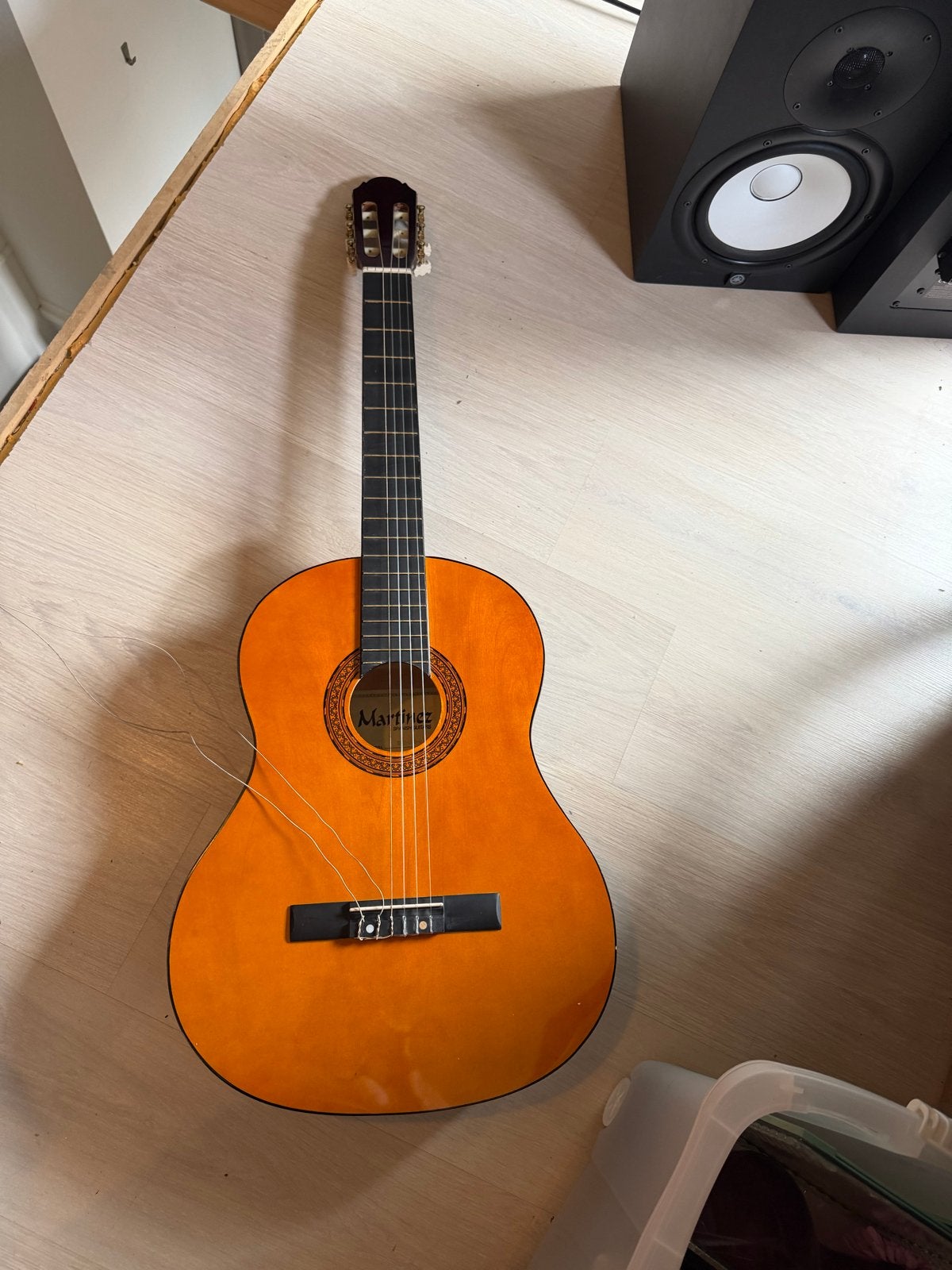 Martinez Spaanse gitaar - Opknapper met hoes, Ophalen, Gebruikt, Klassieke of Spaanse gitaar