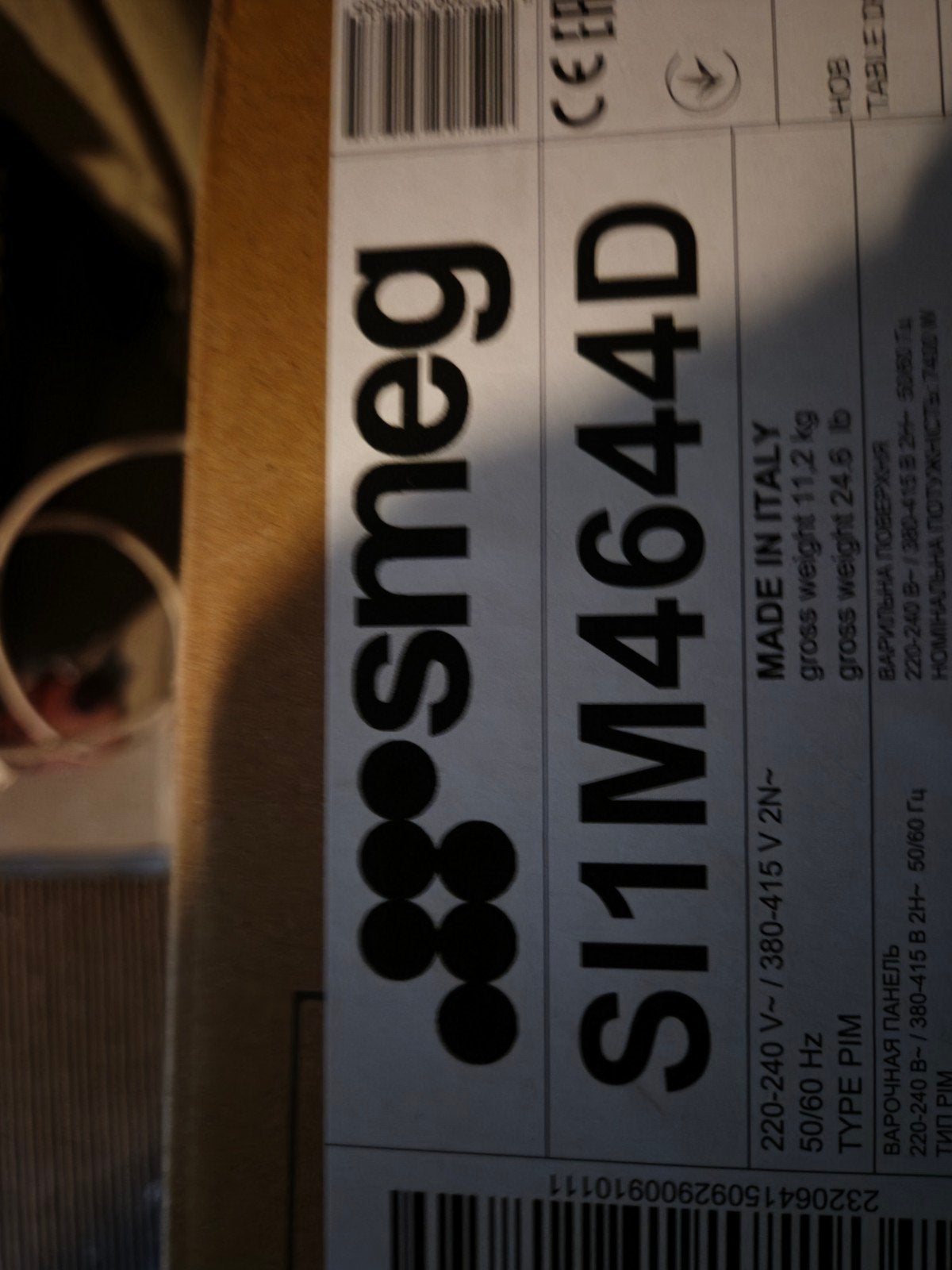 Smeg SI1M4644D Inductiekookplaat - Nieuw in doos, Ophalen, Nieuw, 4 kookzones, Inbouw