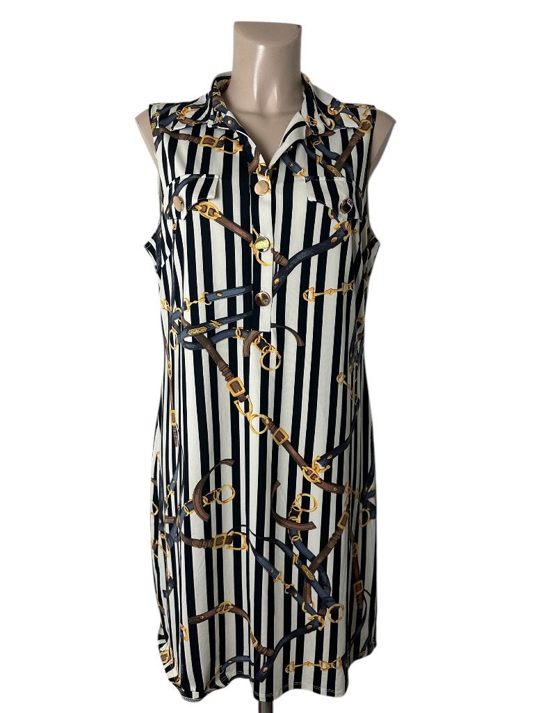 K-Design jurk XL, Kleding | Dames, Maat 46/48 (XL) of groter, Ophalen of Verzenden, Zo goed als nieuw, Onder de knie