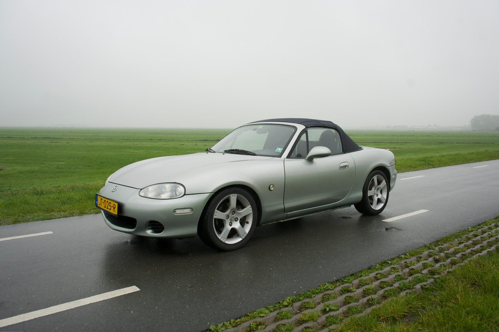 Mazda MX5 NB-FL Silver Blues | Nieuwe Apk, 40 €/maand, 4 cilinders, Cabriolet, Bedrijf