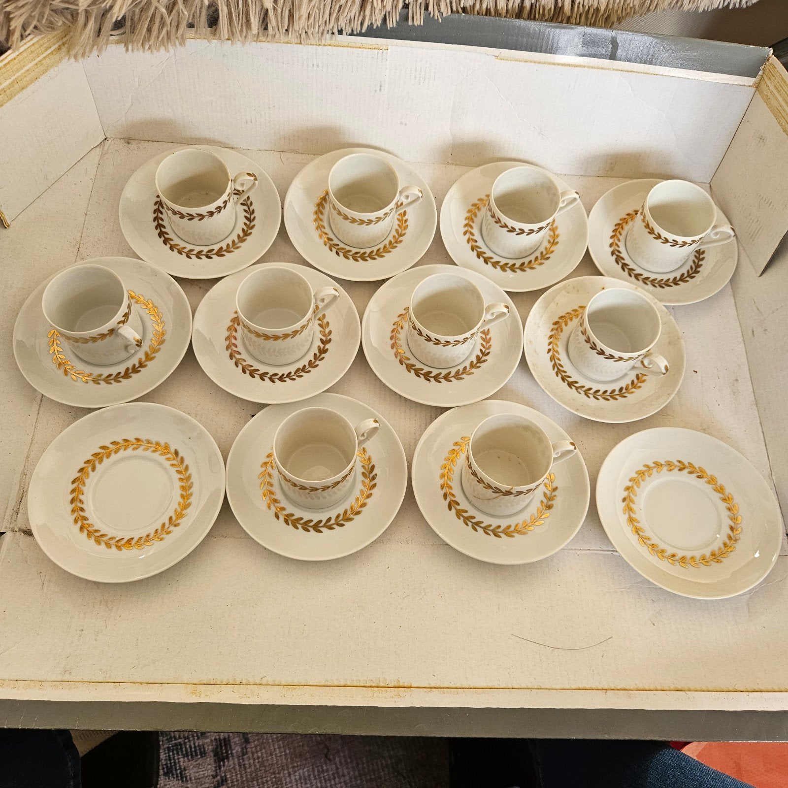 Vintage Bavaria Tirschenreuth Kopjes en Schotels, Ophalen of Verzenden