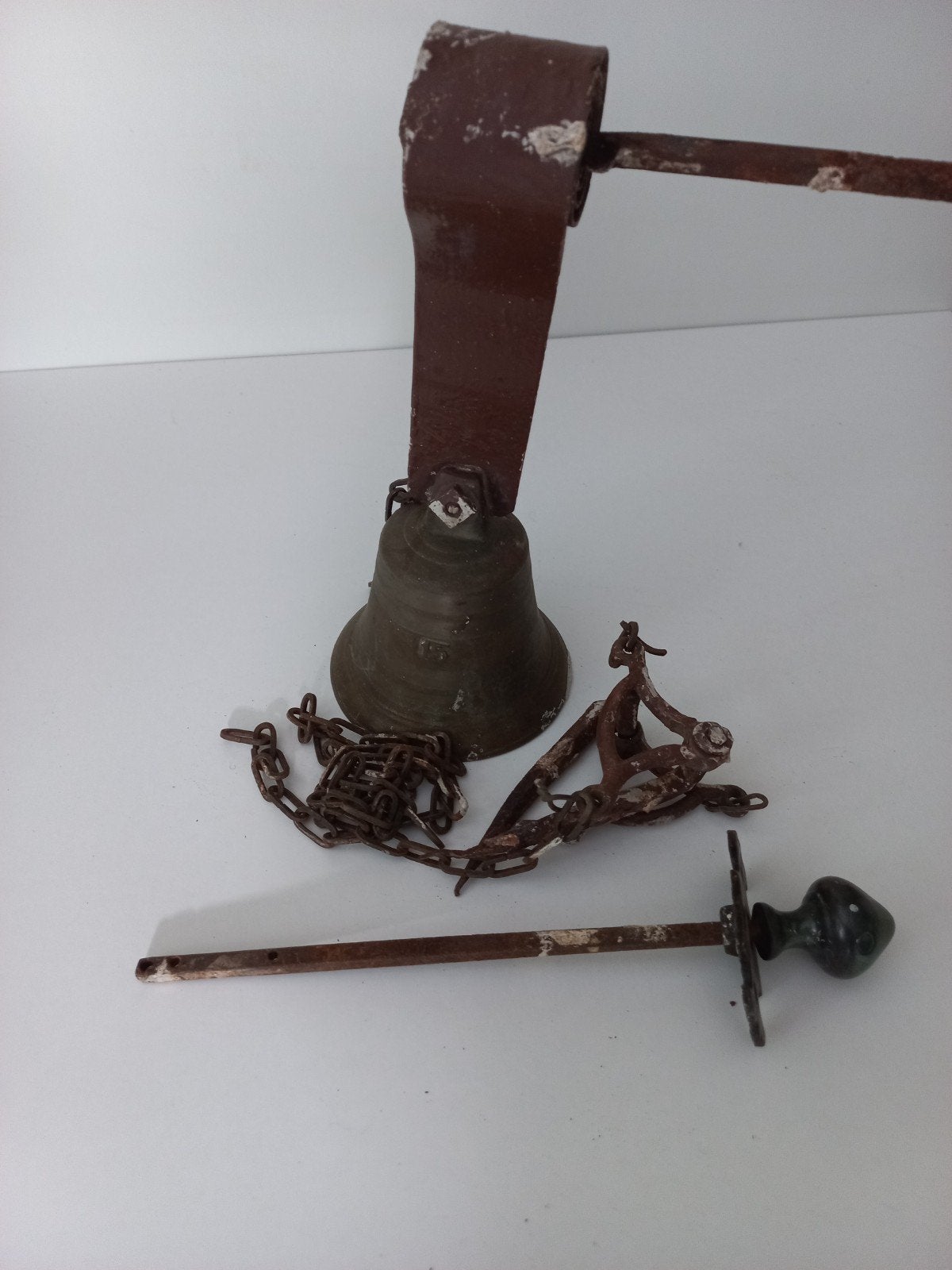 koperen deurbel, Ophalen, Koper