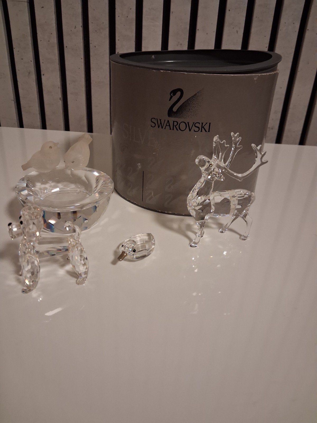 Swarovski kristallen beeldjes set, Ophalen of Verzenden, Zo goed als nieuw, Figuurtje