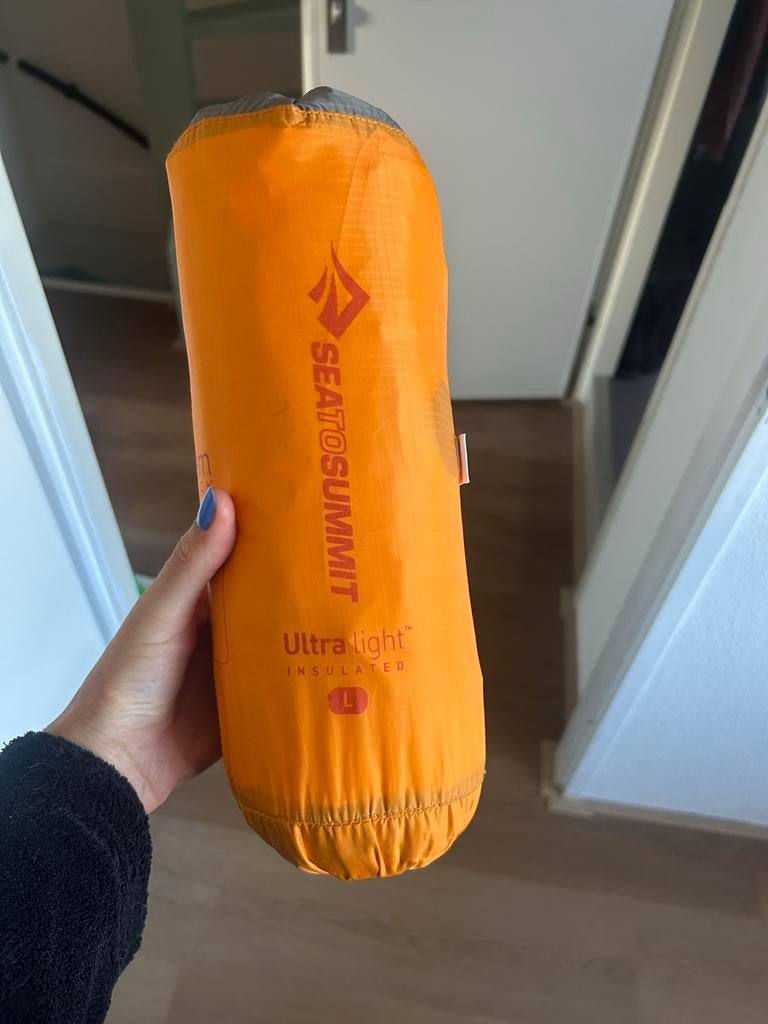 Sea to Summit Ultralight Insulated slaapmatje maat L - 595g, Caravans en Kamperen, Slaapmatten, Ophalen of Verzenden, Zo goed als nieuw