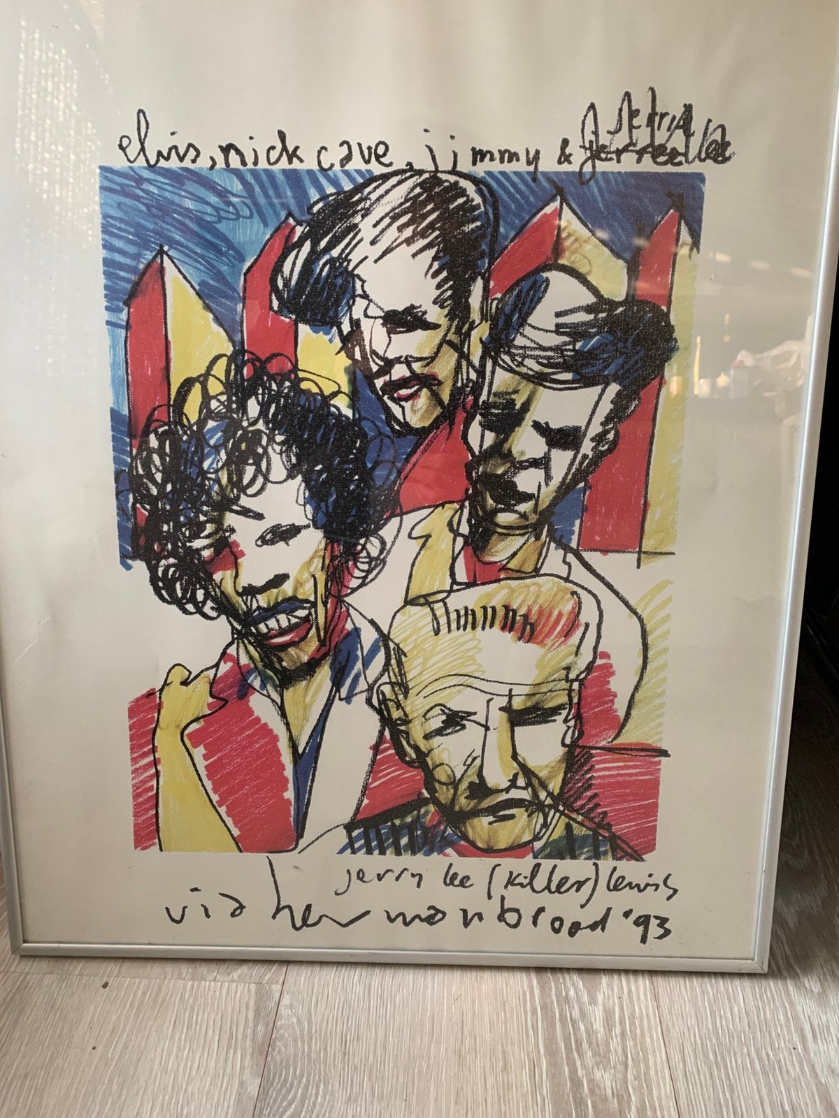 4 kunstwerken van Herman Brood, Ophalen