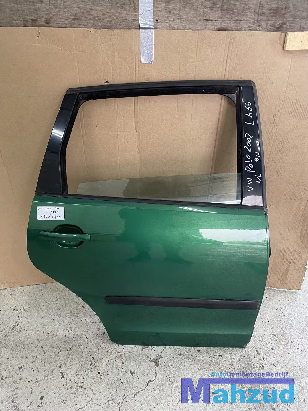 VW POLO 9N Groen LA6S Rechts achter deur portier 2001-2009, Auto-onderdelen, Gebruikt, Volkswagen AG, Achter, Berliner Ring 2
38440  Wolfsburg, DE
