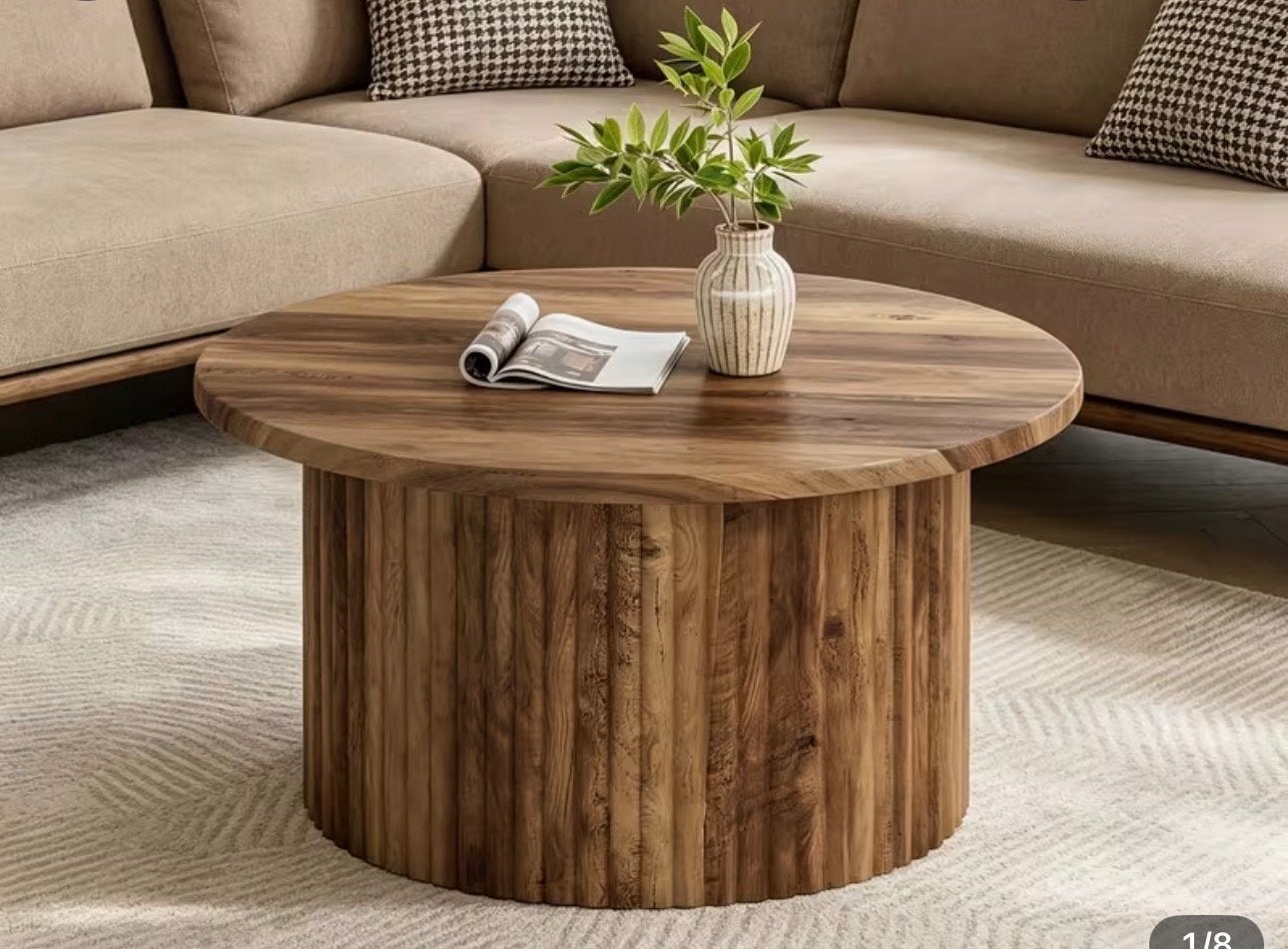 Nieuwe ronde salontafel - nog in doos!, Ophalen, 50 – 75, Rond, Nieuw