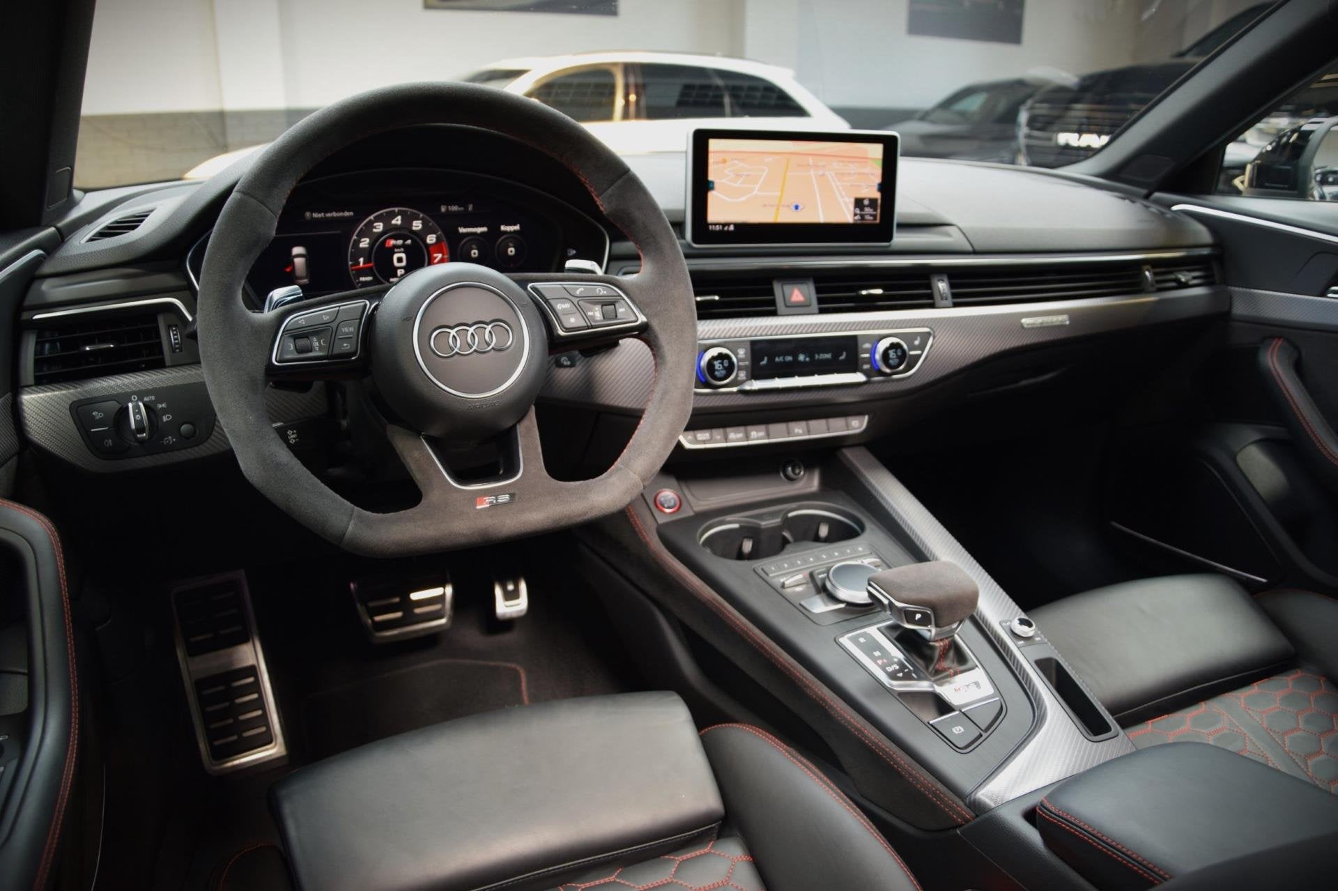 Audi RS4 Avant 2.9 TFSI RS 4 Quattro Panoramadak|Massage|Mat, Automaat, Gebruikt, Zwart, Vierwielaandrijving