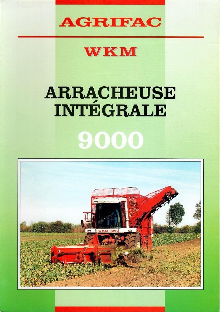 Folder AGRIFAC WKM 9000, Ophalen of Verzenden, Zo goed als nieuw, Folder