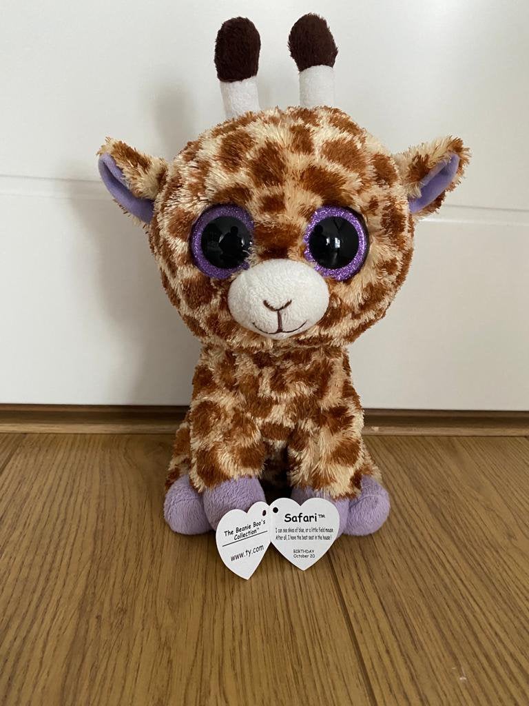 Ty beanie boo, Safari, Kinderen en Baby's, Speelgoed | Knuffels en Pluche, Ophalen of Verzenden, Zo goed als nieuw, Overige typen