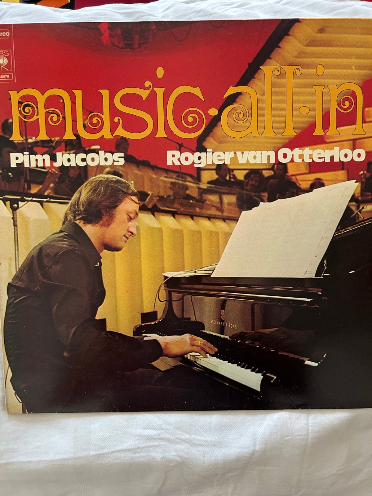 Pim Jacobs & Rogier van Otterloo - Music All-In LP, Ophalen, Gebruikt, 12 inch, LP